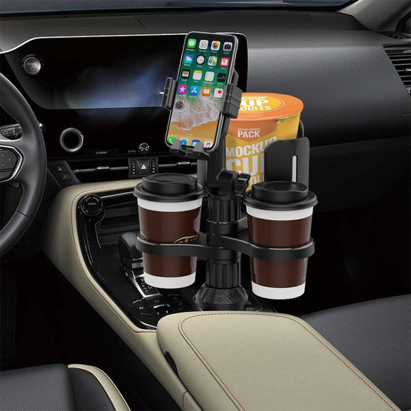 B08 Car Drink Water Cup Mobile Phone Holder(Green)