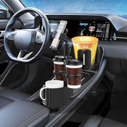 A04 Car Drink Water Cup Mobile Phone Holder(Grey)