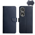 For Honor 80 Pro HT02 Genuine Leather Fingerprint-proof Flip Phone Case(Blue) - Honor Cases by PMC TechLife | Online Shopping South Africa | PMC TechLife | Buy Now Pay Later Mobicred