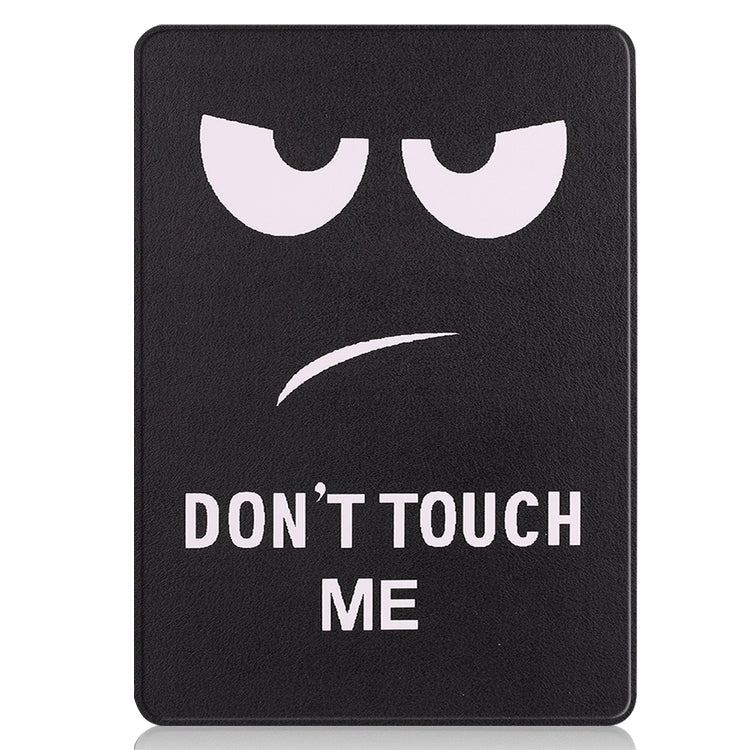 For Microsoft Surface Pro 9 Custer Painted 3-Fold Holder Leather Tablet Case(Big Eye Me)