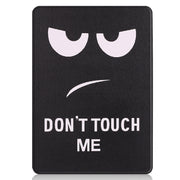 For Microsoft Surface Pro 9 Custer Painted 3-Fold Holder Leather Tablet Case(Big Eye Me)