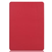 For Microsoft Surface Pro 9 Custer Pure Color Holder Leather Tablet Case(Red)