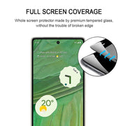 For Google Pixel 7 Full Glue Full Cover Screen Protector Tempered Glass Film
