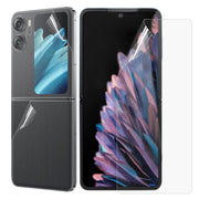 For OPPO Find N2 Flip 3 in 1 Full Screen Protector Explosion-proof Hydrogel Film