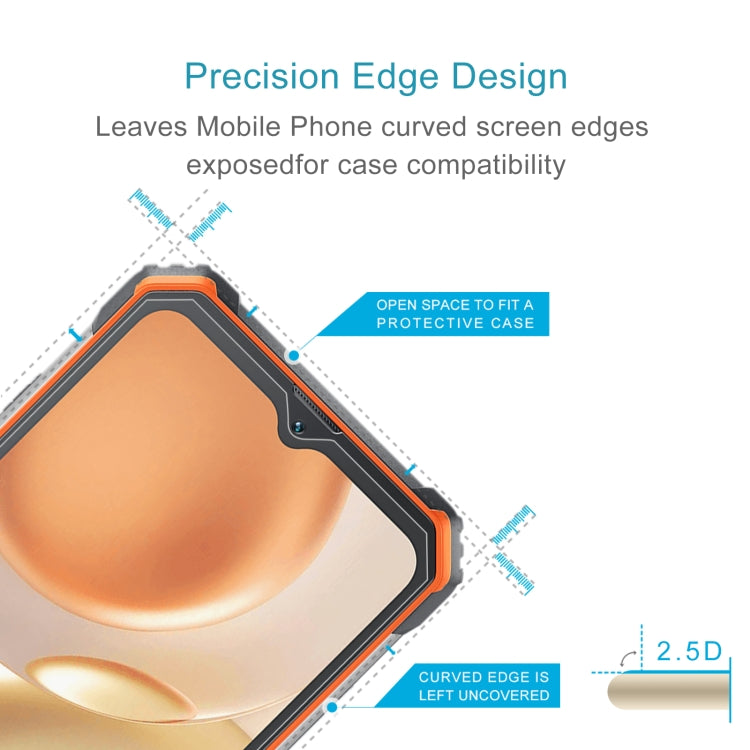 For Blackview Oscal S80 50 PCS 0.26mm 9H 2.5D Tempered Glass Film