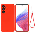 For Samsung Galaxy A54 5G Solid Color Liquid Silicone Dropproof Full Coverage Phone Case(Red) - free shipping - PMC TechLife - Order now!