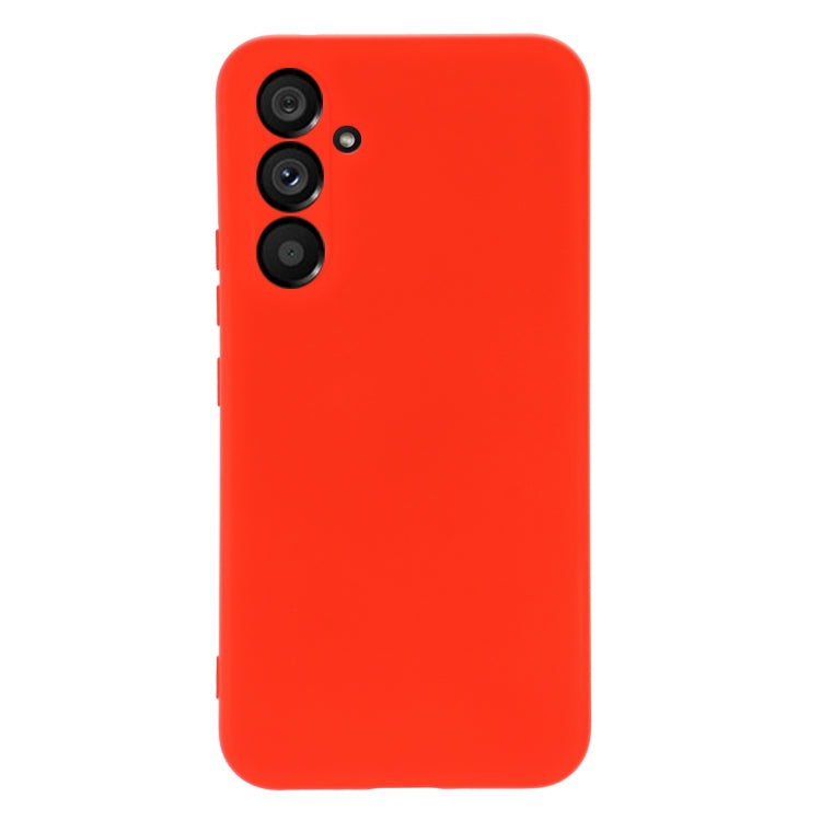 For Samsung Galaxy A54 5G Solid Color Liquid Silicone Dropproof Full Coverage Phone Case(Red)