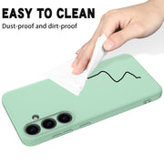 For Samsung Galaxy S24 5G Color Liquid Silicone Phone Case(Green)