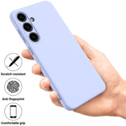 For Samsung Galaxy S24 5G Color Liquid Silicone Phone Case(Purple)
