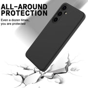 For Samsung Galaxy S24+ 5G Color Liquid Silicone Phone Case(Black)
