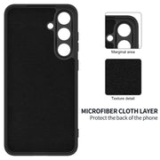 For Samsung Galaxy S25 5G Color Liquid Silicone Phone Case(Black)