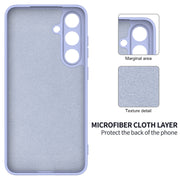 For Samsung Galaxy S25 5G Color Liquid Silicone Phone Case(Purple)