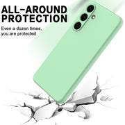 For Samsung Galaxy S25+ 5G Color Liquid Silicone Phone Case(Green)