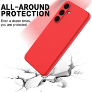 For Samsung Galaxy S25+ 5G Color Liquid Silicone Phone Case(Red)