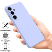 For Samsung Galaxy S25+ 5G Color Liquid Silicone Phone Case(Purple)