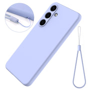 For Samsung Galaxy S25+ 5G Color Liquid Silicone Phone Case(Purple)