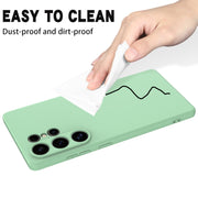 For Samsung Galaxy S25 Ultra Color Liquid Silicone Phone Case(Green)