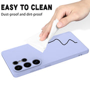 For Samsung Galaxy S25 Ultra Color Liquid Silicone Phone Case(Purple)