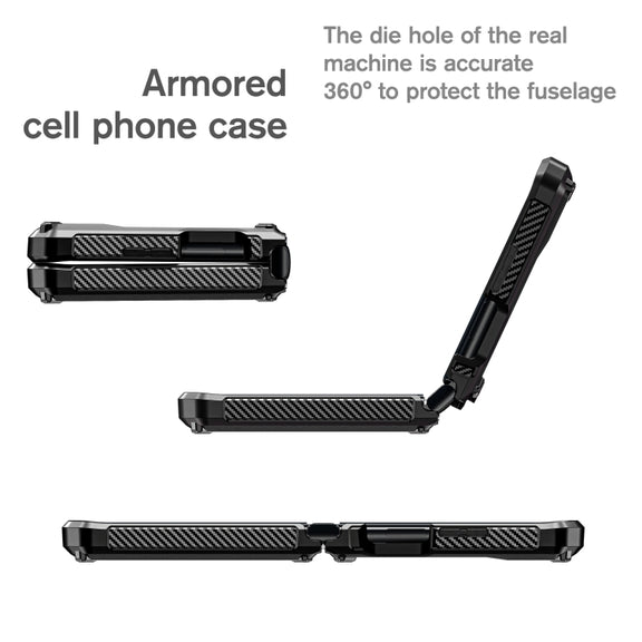 For Motorola Razr 2022 All-inclusive Shockproof Folding Phone Case(Black)