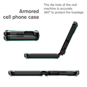 For Motorola Razr 2022 All-inclusive Shockproof Folding Phone Case(Army Green)