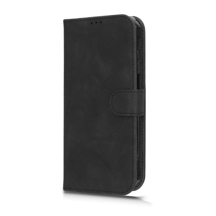 For Blackview BV7200 Skin Feel Magnetic Flip Leather Phone Case(Black)