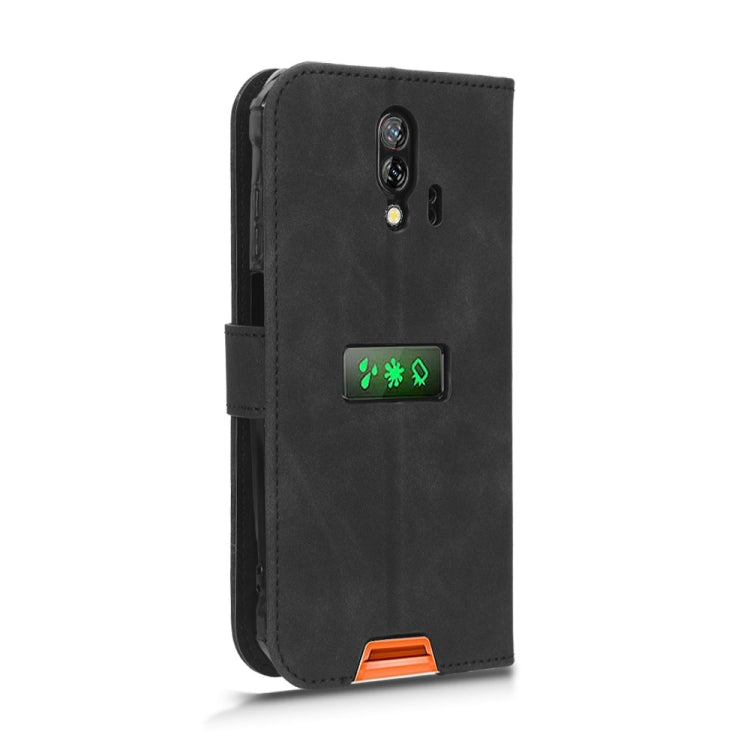 For Blackview BV7200 Skin Feel Magnetic Flip Leather Phone Case(Black)