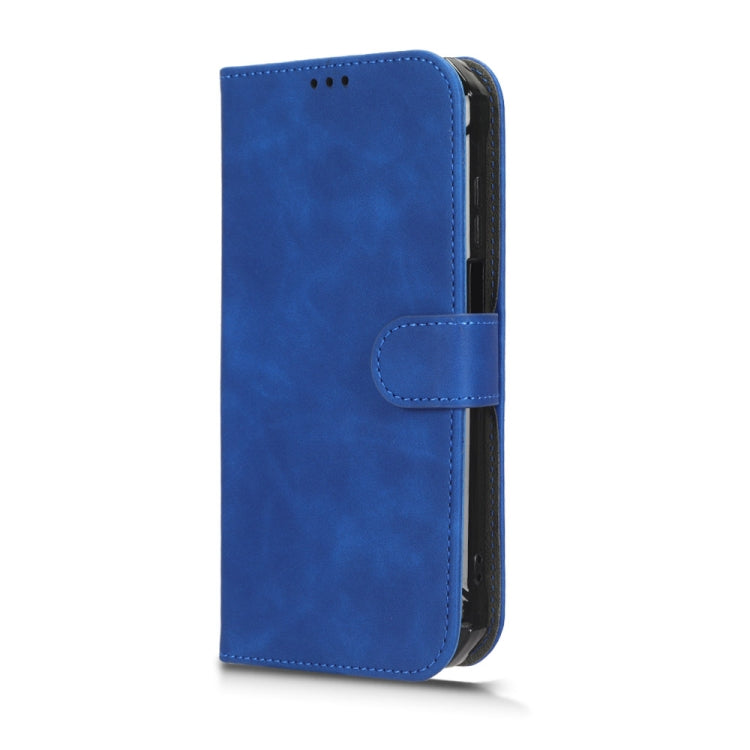 For Blackview BV7200 Skin Feel Magnetic Flip Leather Phone Case(Blue)