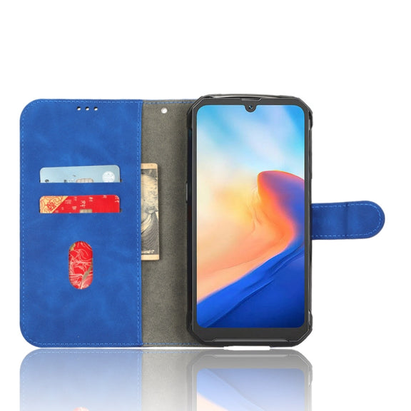 For Blackview BV7200 Skin Feel Magnetic Flip Leather Phone Case(Blue)
