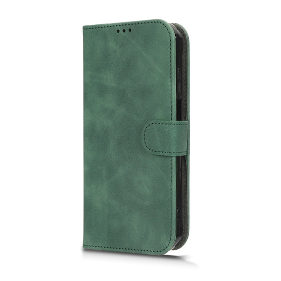 For Blackview BV7200 Skin Feel Magnetic Flip Leather Phone Case(Green)