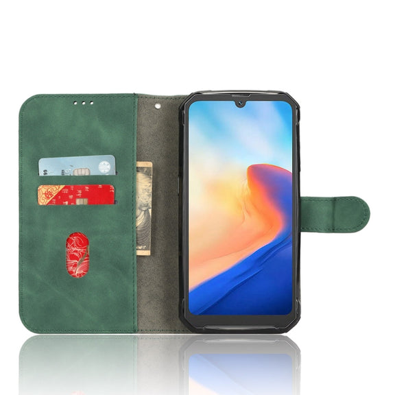 For Blackview BV7200 Skin Feel Magnetic Flip Leather Phone Case(Green)