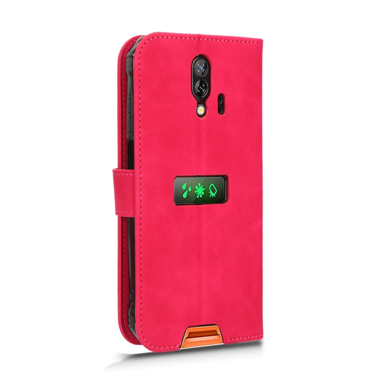 For Blackview BV7200 Skin Feel Magnetic Flip Leather Phone Case(Rose Red)