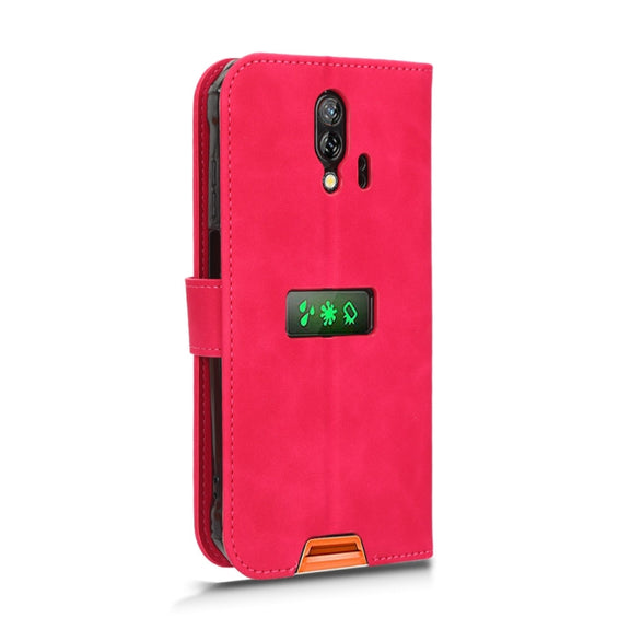 For Blackview BV7200 Skin Feel Magnetic Flip Leather Phone Case(Rose Red)