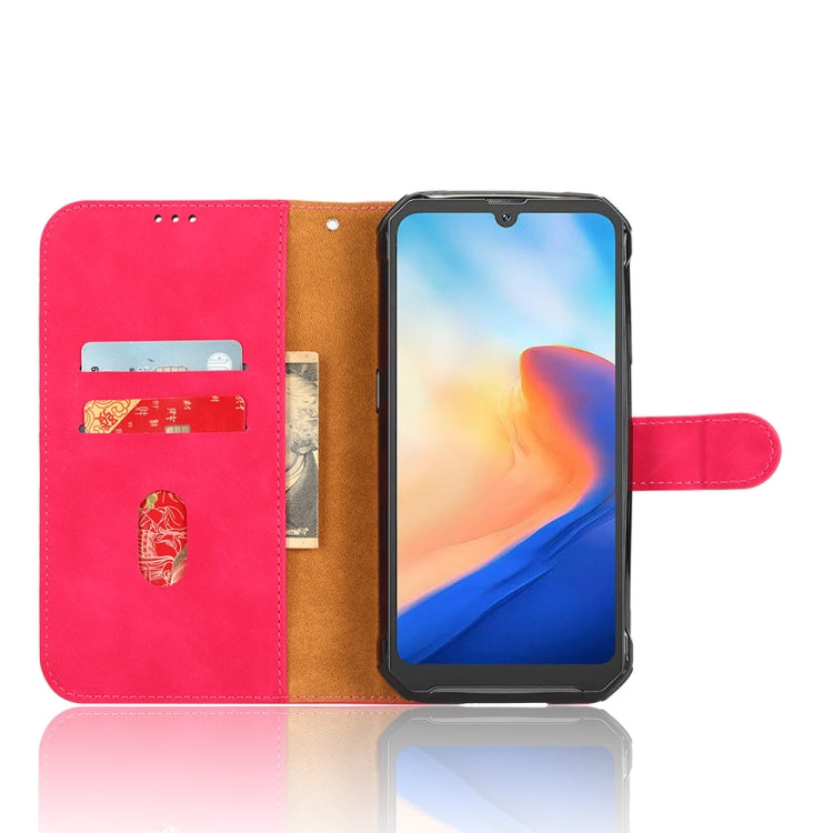 For Blackview BV7200 Skin Feel Magnetic Flip Leather Phone Case(Rose Red)