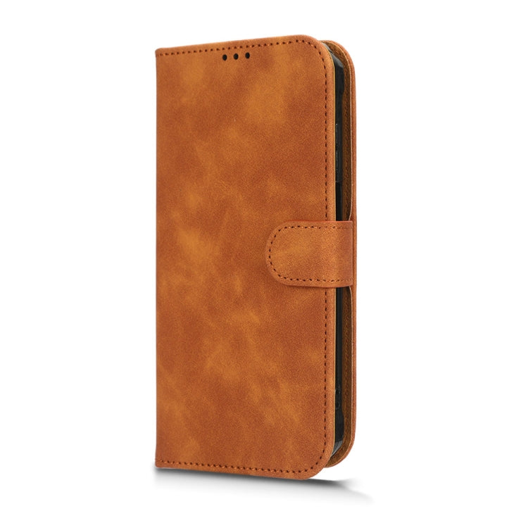 For Blackview BV7200 Skin Feel Magnetic Flip Leather Phone Case(Brown)