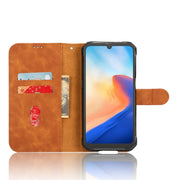 For Blackview BV7200 Skin Feel Magnetic Flip Leather Phone Case(Brown)