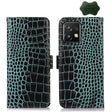 For Motorola Moto X40 Pro Crocodile Top Layer Cowhide Leather Phone Case(Green) - Motorola Cases by PMC TechLife | Online Shopping South Africa | PMC TechLife | Buy Now Pay Later Mobicred