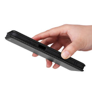 For Ulefone Note 14 Carbon Fiber Texture Flip Leather Phone Case(Black)