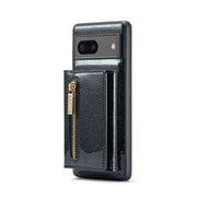 For Google Pixel 7 DG.MING M3 Series Glitter Powder Card Bag Leather Case(Black)