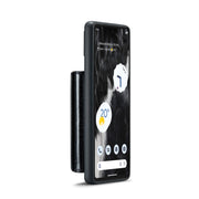 For Google Pixel 7 DG.MING M3 Series Glitter Powder Card Bag Leather Case(Black)