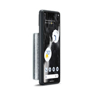 For Google Pixel 7 DG.MING M3 Series Glitter Powder Card Bag Leather Case(Silver)