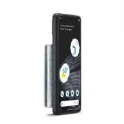 For Google Pixel 7 Pro DG.MING M3 Series Glitter Powder Card Bag Leather Case(Silver)
