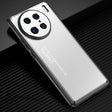 For vivo X90 Pro Frosted Metal Phone Case(Silver) - vivo Cases by PMC TechLife | Online Shopping South Africa | PMC TechLife