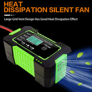Motorcycle / Car Battery Smart Charger with LCD Screen, Plug Type:AU Plug