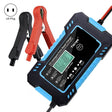 Motorcycle / Car Battery Smart Charger with LCD Creen, Plug Type:US Plug(Blue) - Battery Charger by PMC TechLife | Online Shopping South Africa | PMC TechLife | Buy Now Pay Later Mobicred