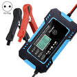 Motorcycle / Car Battery Smart Charger with LCD Creen, Plug Type:EU Plug(Blue) - Battery Charger by PMC TechLife | Online Shopping South Africa | PMC TechLife | Buy Now Pay Later Mobicred
