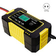 Motorcycle / Car Battery Smart Charger with LCD Creen, Plug Type:US Plug(Yellow) - Battery Charger by PMC TechLife | Online Shopping South Africa | PMC TechLife | Buy Now Pay Later Mobicred