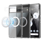 For Google Pixel 7 Transparent Frosted MagSafe Phone Case