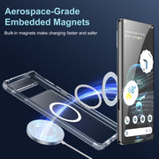 For Google Pixel 7 Transparent Frosted MagSafe Phone Case