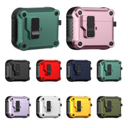 For AirPods 3 Eagle Shockproof Earphone Protective Case with Switch(Army Green)