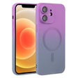 For iPhone 12 Liquid TPU Silicone Gradient MagSafe Phone Case(Purple) - free shipping - PMC TechLife - Order now!